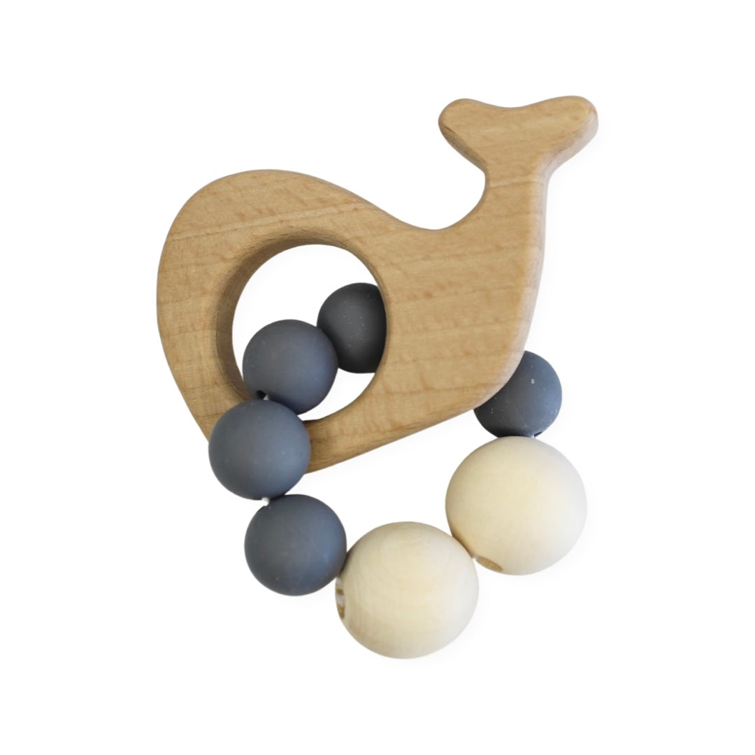 Grey Whale Teether and Rattle