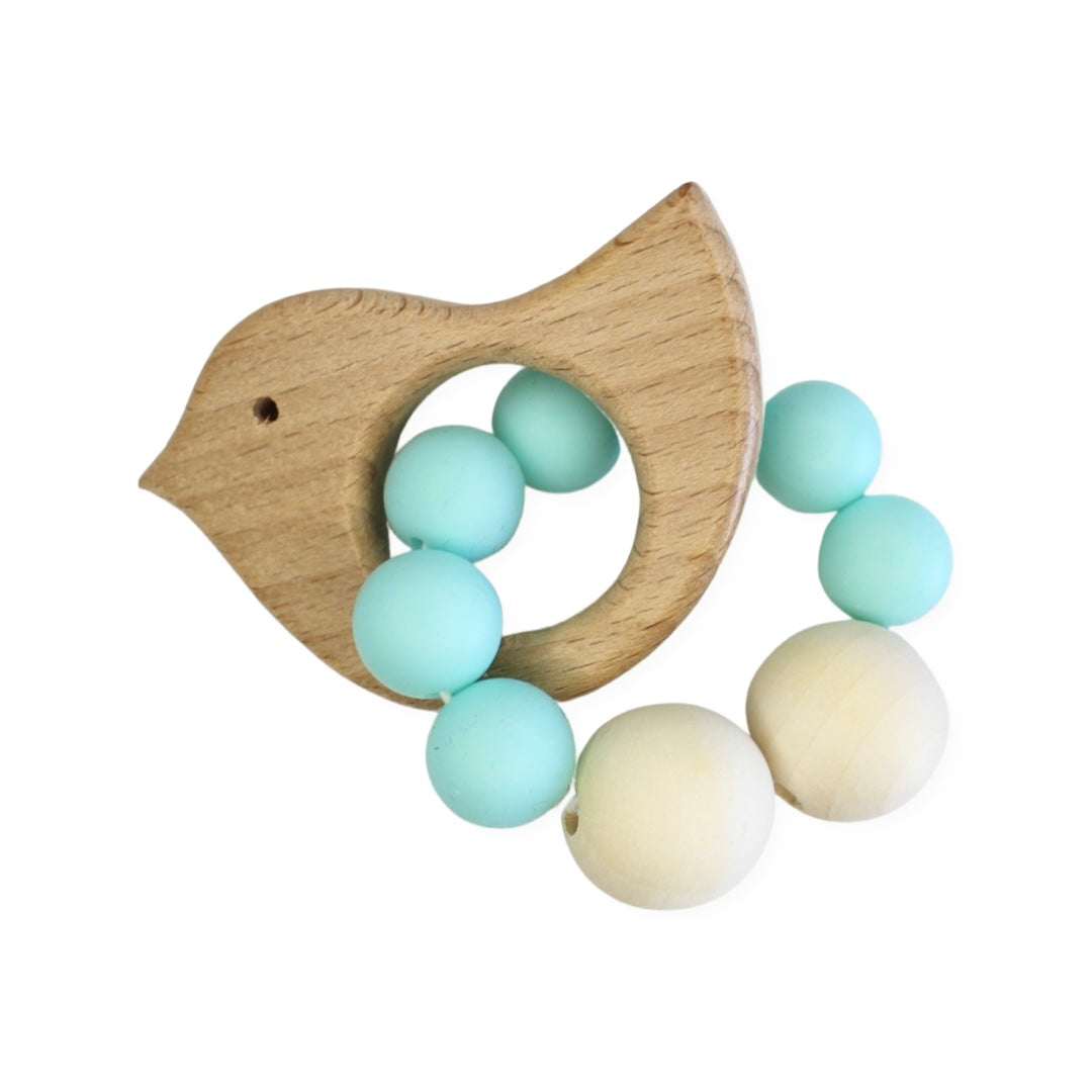 Blue Bird Teether and Rattle