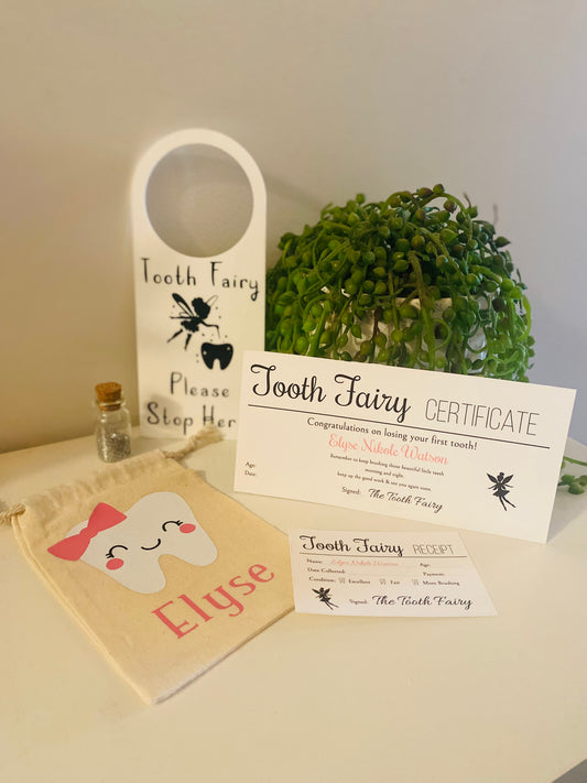 Personalised Tooth Fairy Kit