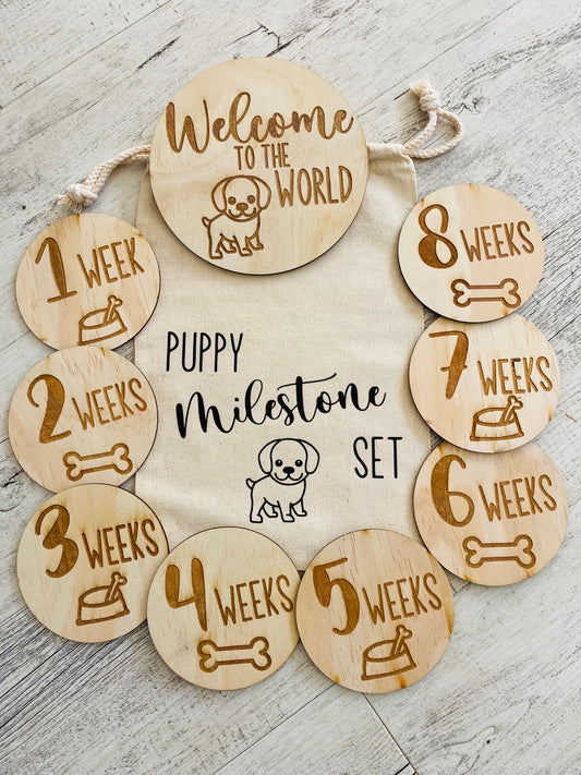 Puppy Milestone Set