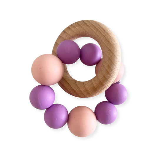 Pink and Purple teether