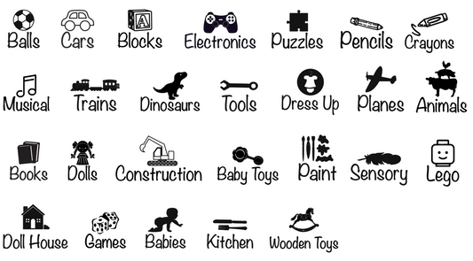 Toy Room Labels